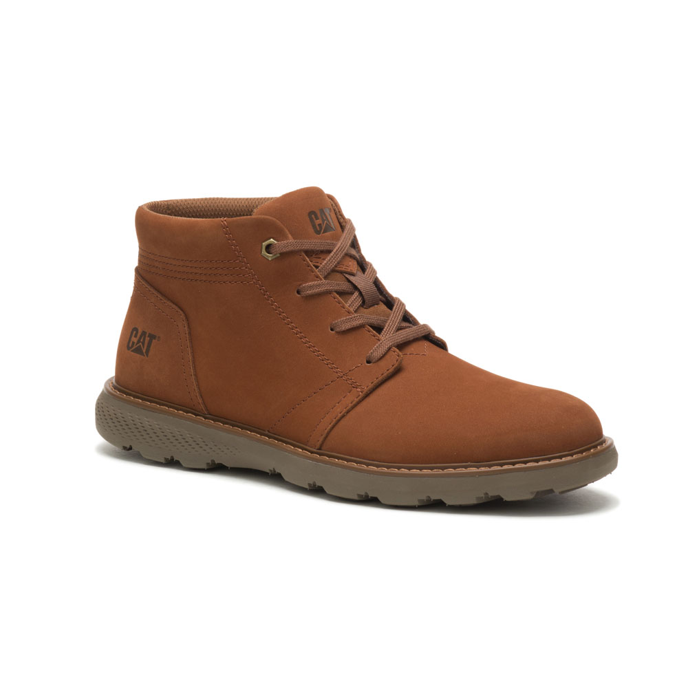 Caterpillar Boots Pakistan Sale - Caterpillar Trey 2.0 Mens Chukka Boots Brown (274910-NHT)